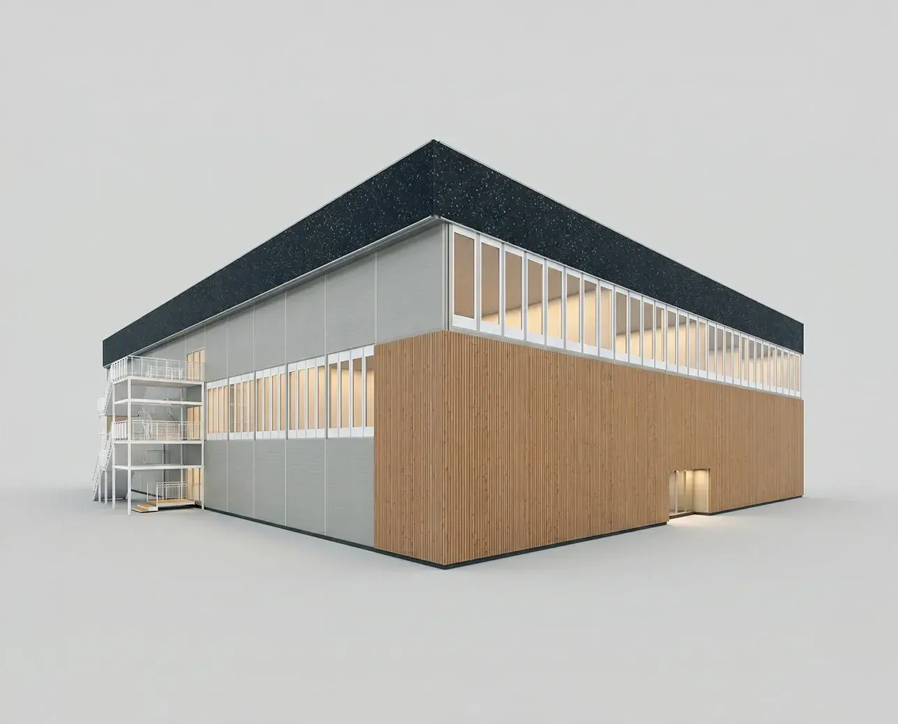 Çok katlı, projeye özel modüler yapı